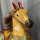 Old wooden carousel horse 1900