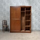 Large Parisian wardrobe with sliding doors