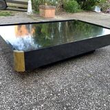 Vintage black coffee table from the 50s
