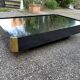 Vintage black coffee table from the 50s