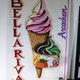 Vintage artisanal ice cream parlour sign Bellariva Arcachon 90 x 58cm