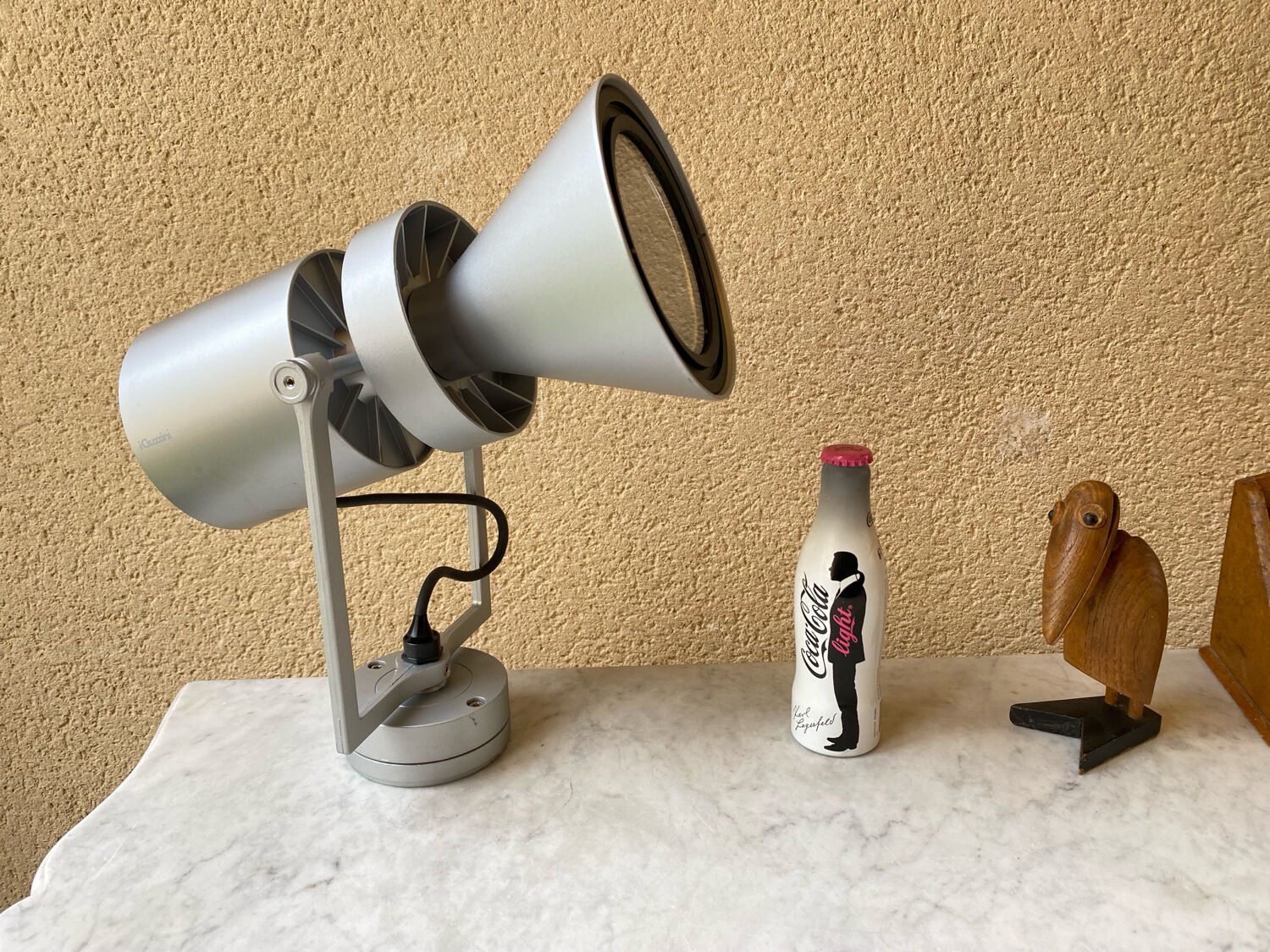 Wall lamp projector the parrot iguzzini vintage design 90s