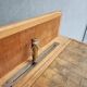 Vintage block butcher table beech kitchen island 74 x 81 cm