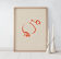 Botanical illustration giclee print, 50x70
