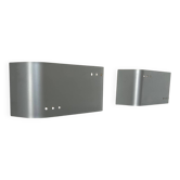 Pair of vintage wall lights, metal, France 1970