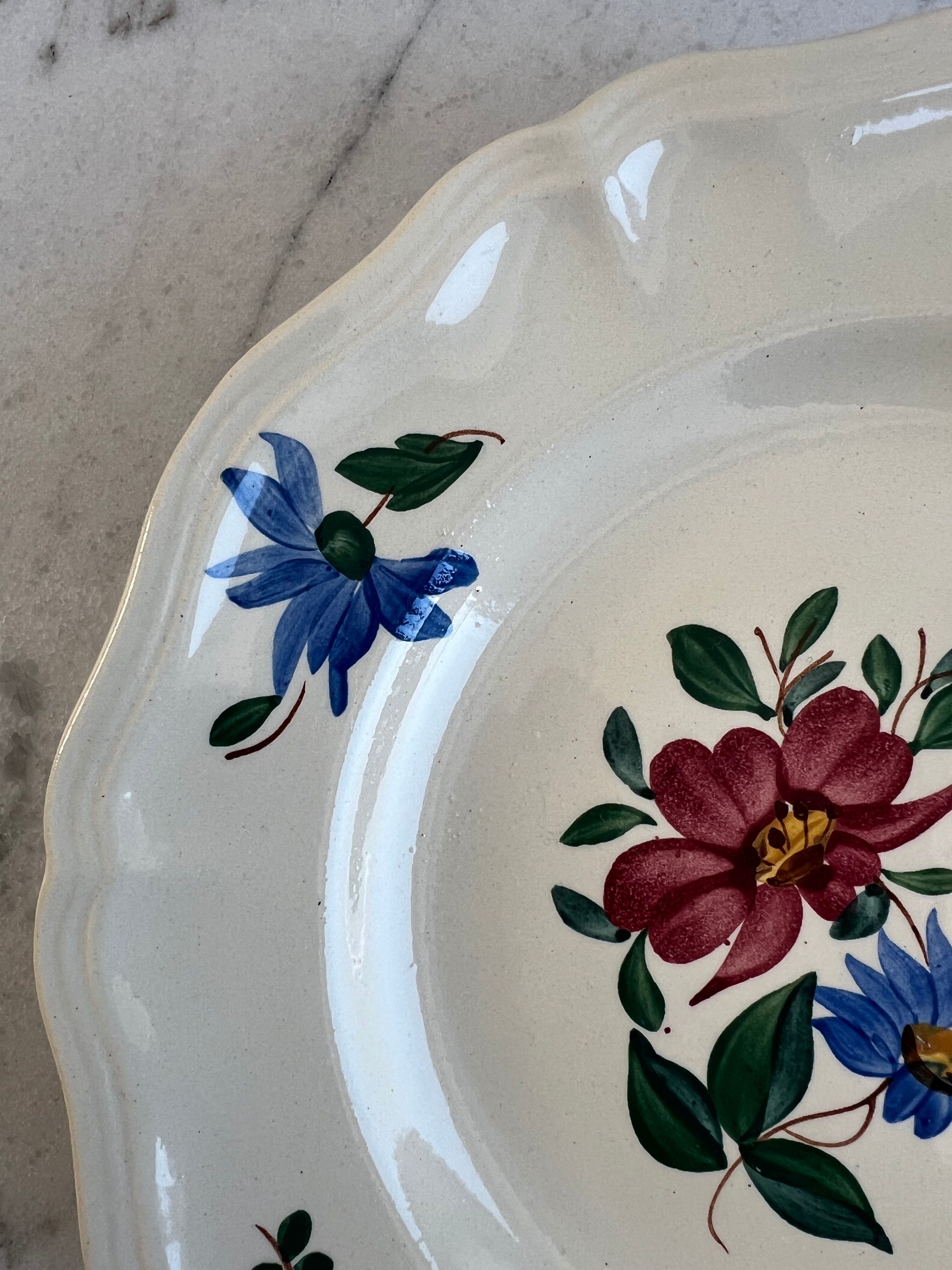 Plat de présentation, compotier Sarreguemines