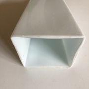 Modernist art deco bathroom pendant lamp in opaline