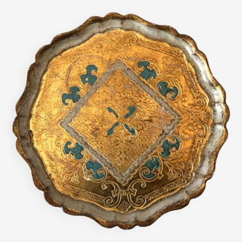 Round Florentine Tray