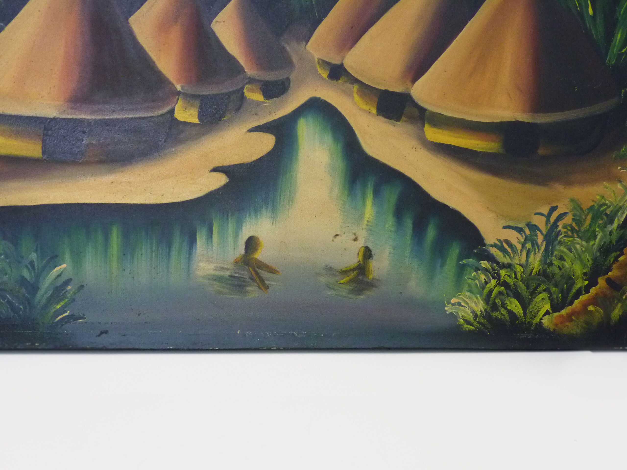 Oil on canvas signed s.demouk