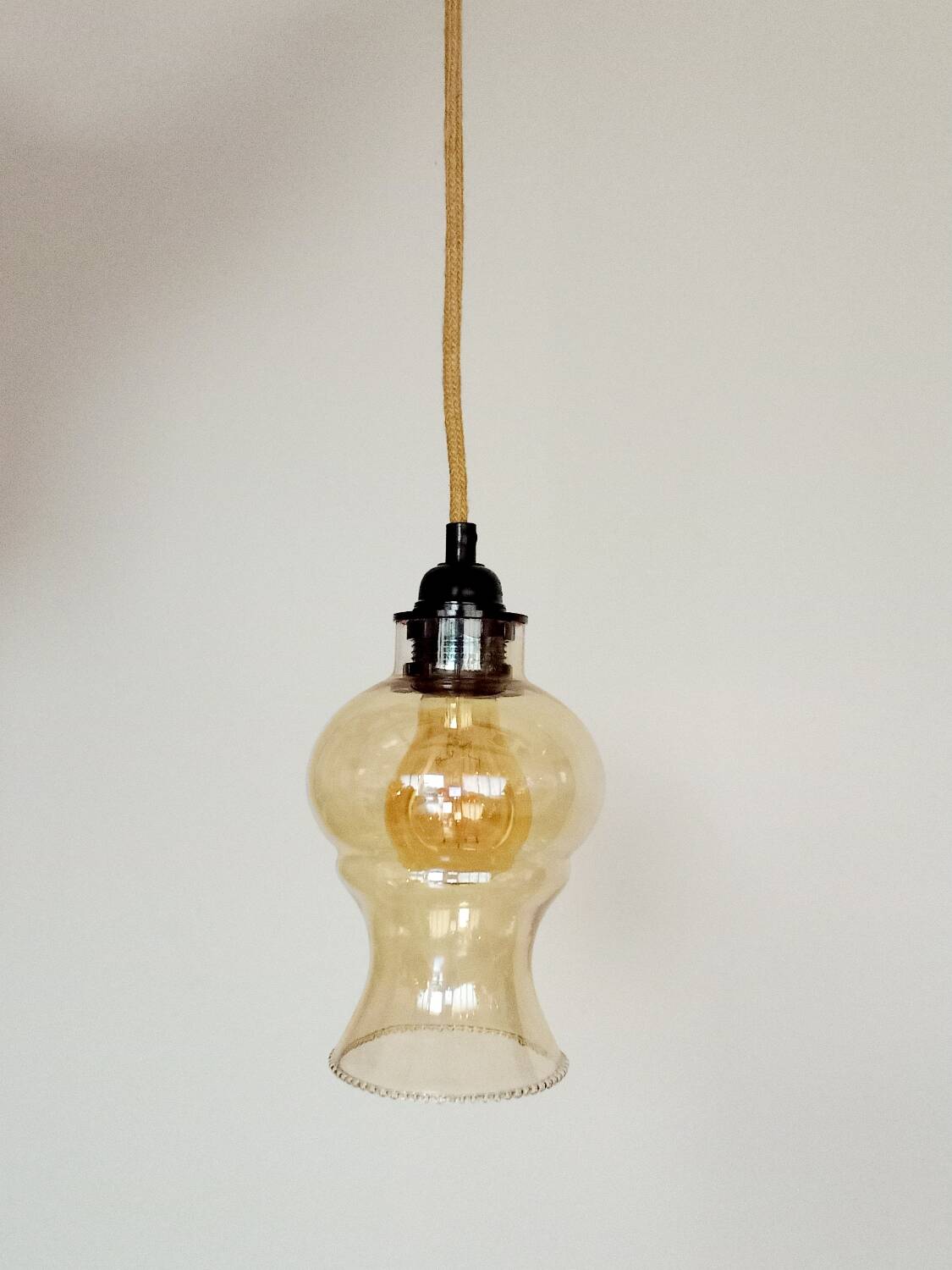 Suspension / abat jour verre