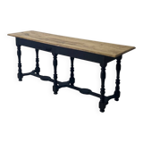 19th century solid oak console