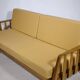 Lit de jour de style mid-century en bois de cerisier par Walter Knoll pour Knoll Antimott, années 1960.