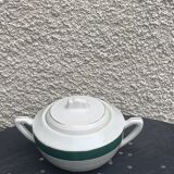 Coffee maker, milk jug and sugar bowl, Lumière, Digoin and Sarreguemines models