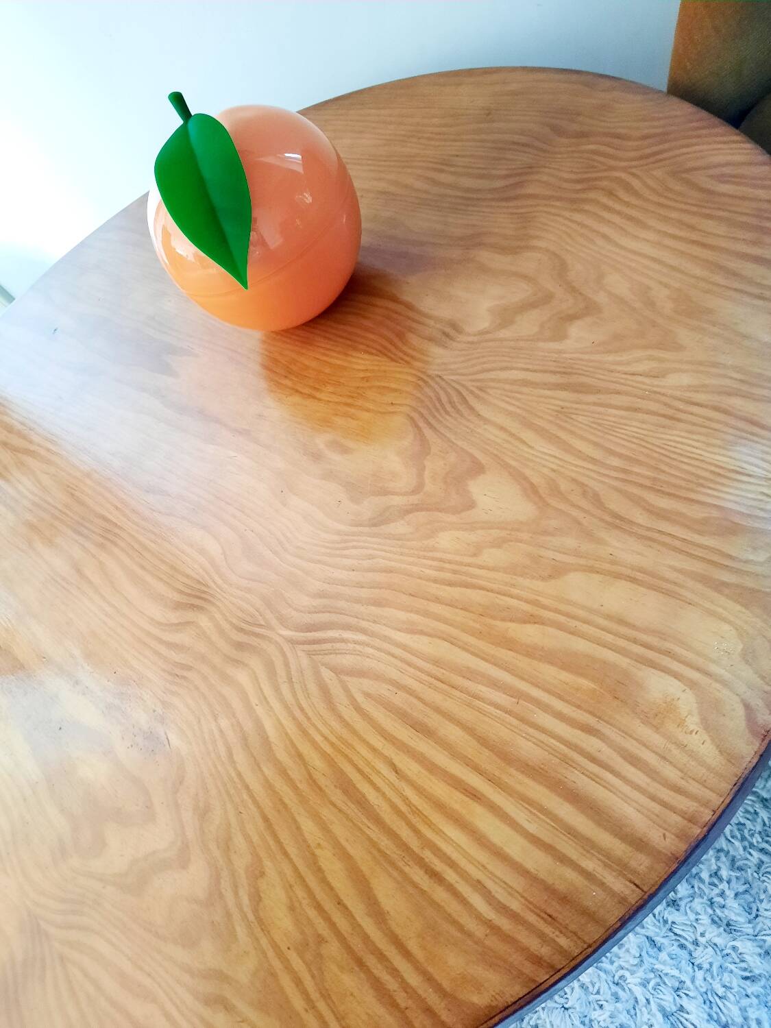 70s rattan coffee table