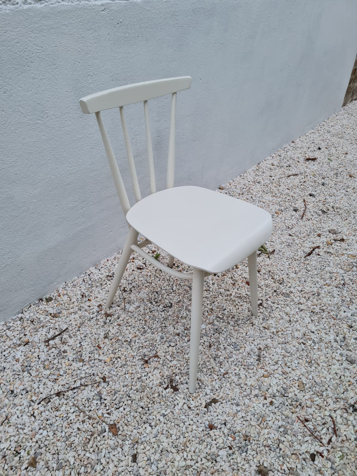 White bistro chair