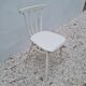 Chaise bistrot blanche