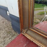 Wood and Gilded Stuk Mirror, early 20th century