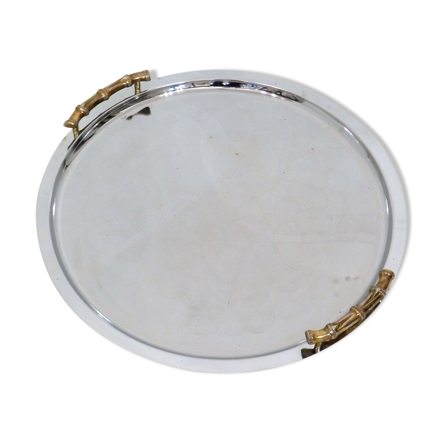 Round tray bamboo coves