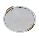 Round tray bamboo coves