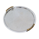 Round tray bamboo coves