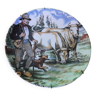 Provence ceramic plate loriol the beefs