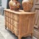 Louis xv style chest of drawers in pickled cherry