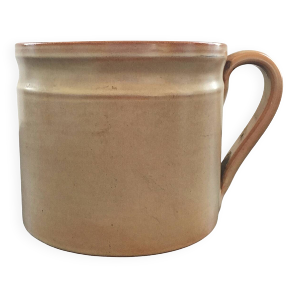 Pichet en grès beige