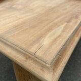 Rectangular table in raw wood
