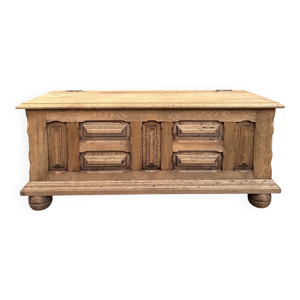 Banc coffre en chêne