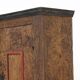Primitive Rustic Farmhouse Folk Art Painted Bridal Cabinet