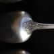 Housewife 6 people style Rocaille in silver metal