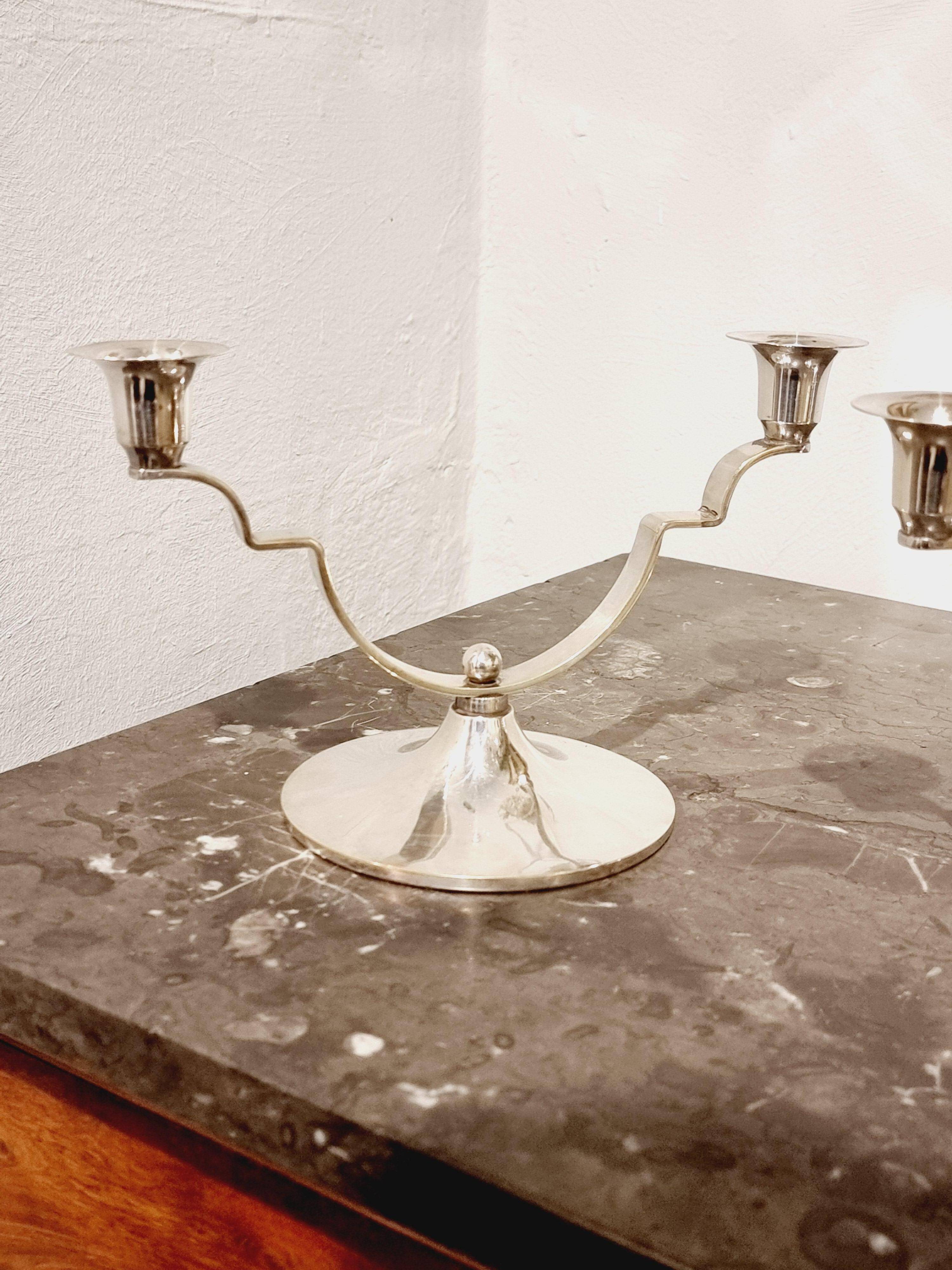 Candle holders by DANA DFA, Denmark, Midcentury / Scandinavian Modern