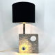 Post modern stone table lamp, 1970s