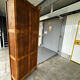 Corner library in solid cherry wood - 20th century