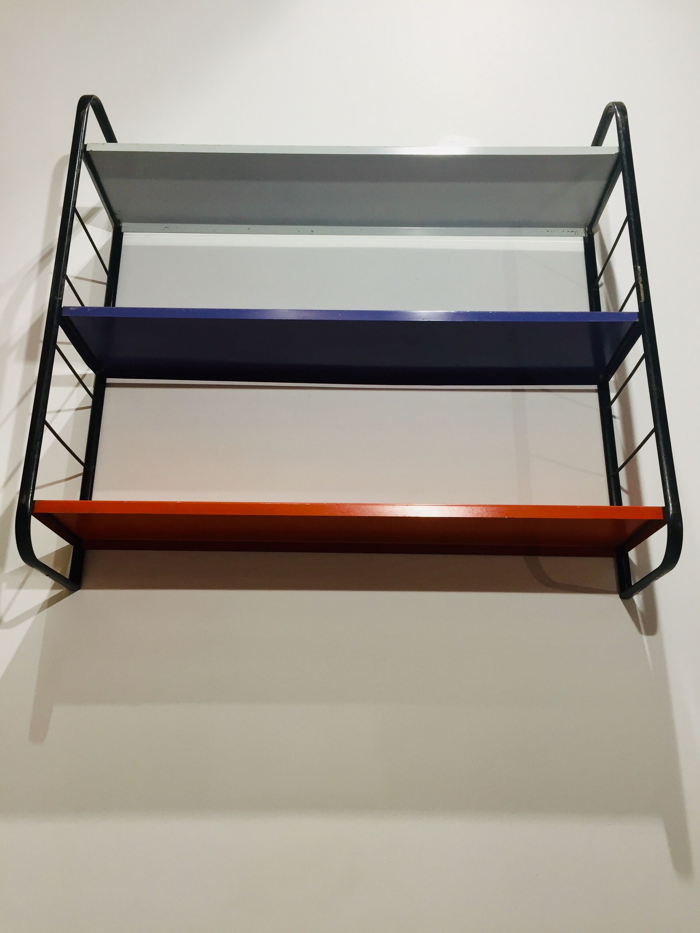 Beautiful metal shelf from the 60s.