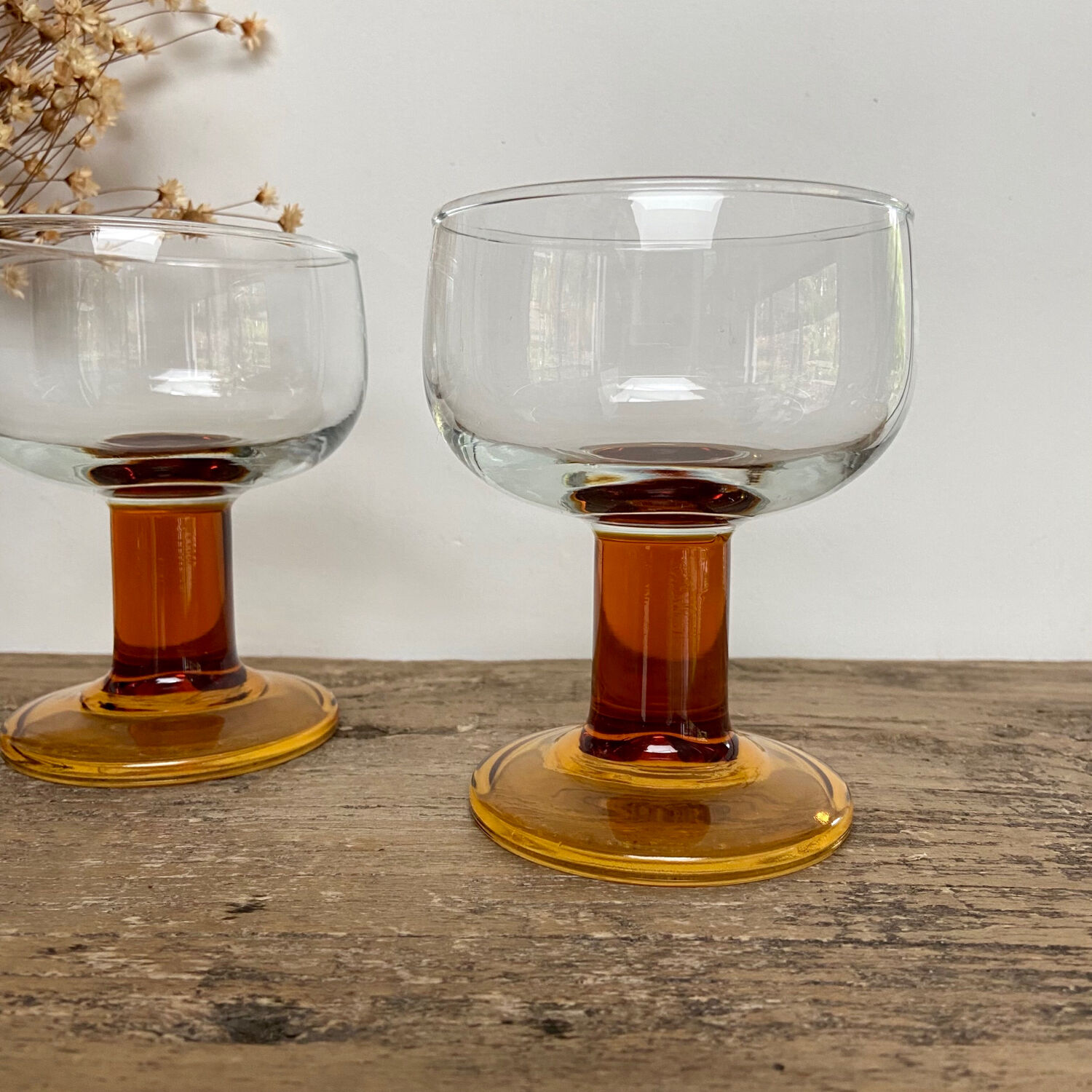 6 vintage luminarc france cups