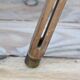 Industrial floor lamp on tripod