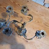 Pair of 19th century bronze candlesticks