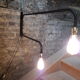 Wall light orientable wall