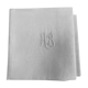 Serviette de table brodée Monogramme HS
