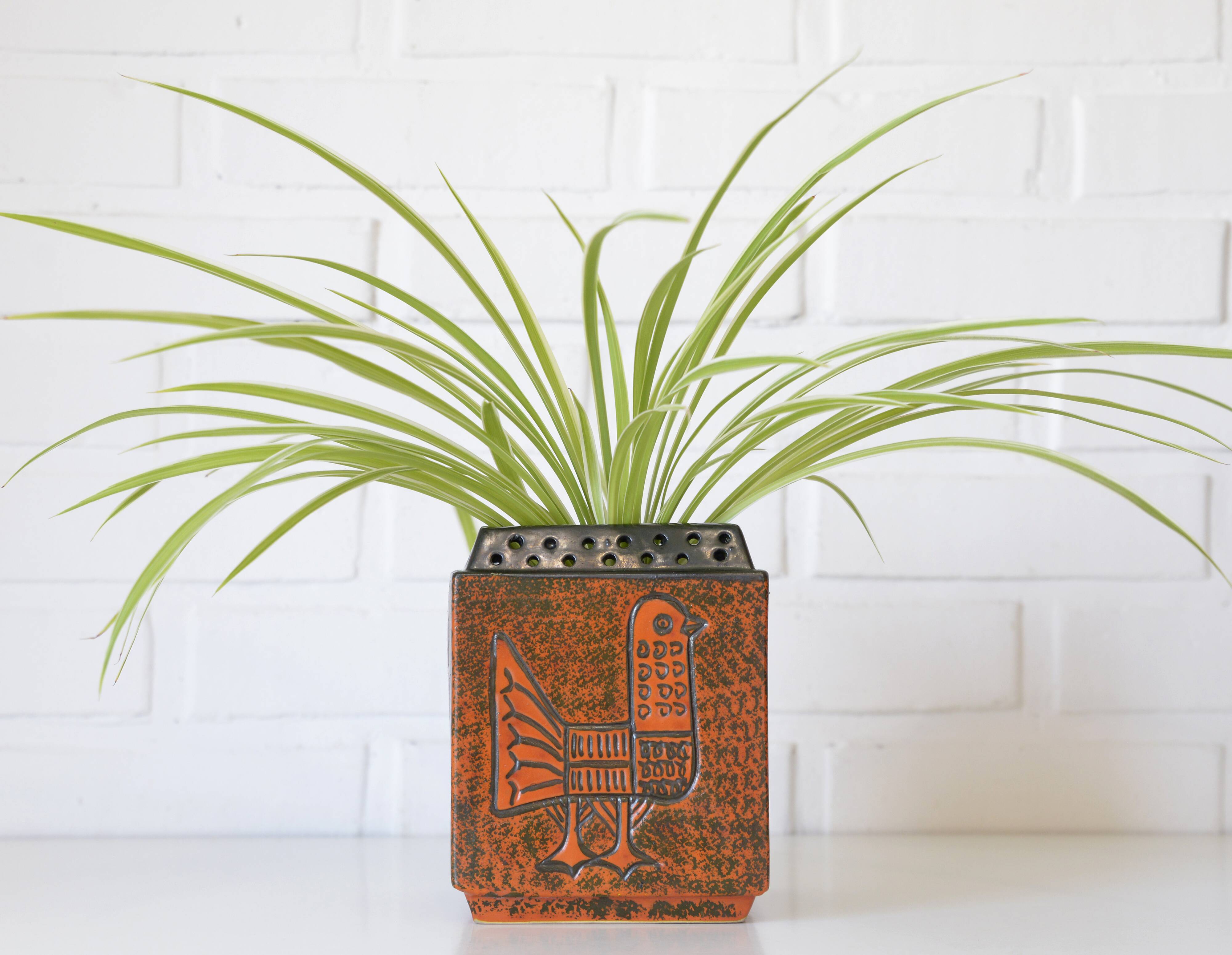 Vase en céramique Tófej Ceramic, Hongrie années 1960
