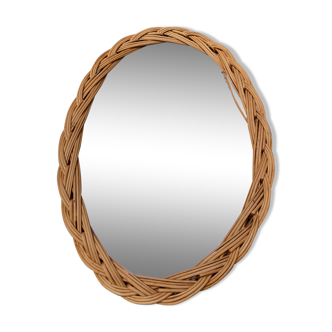 Wicker mirror