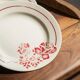 Set of 8 "Christiane" plates