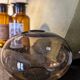 Globe en verre fumé