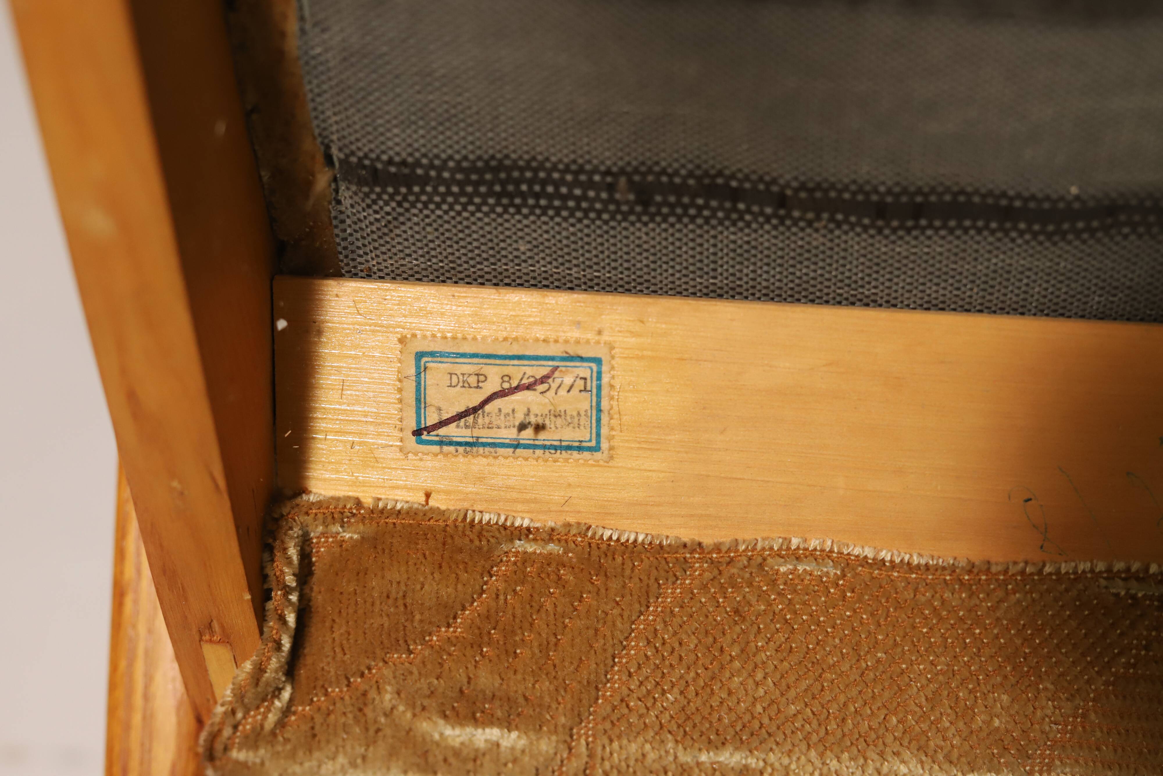 Pair of Czechoslovak armchairs, 1960's