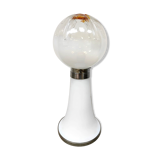 Lampe de table en verre design italien vintage