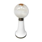 Lampe de table en verre design italien vintage