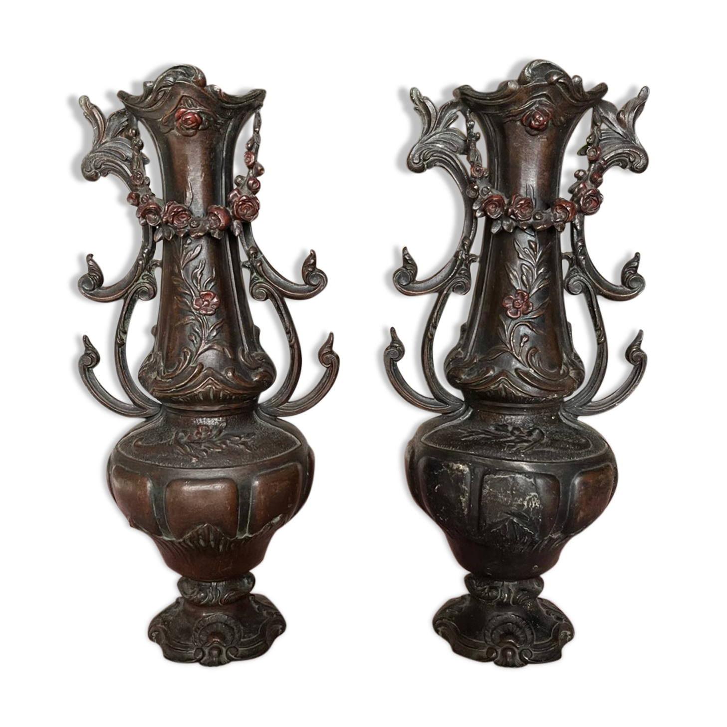 Pair of old regula vases