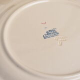 6 assiettes plates terre de fer