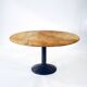 Table ronde postmoderne en marbre Zanotta, Italie, années 1980